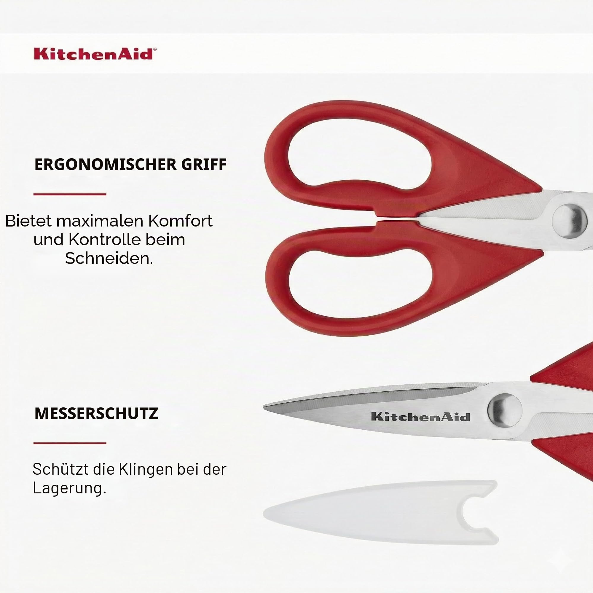 KitchenAid All Purpose Shears, One Size, Red/Black