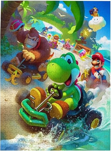 Rompecabezas de 500 piezas de dibujos animados para adultos y niños, juego familiar, juguetes educativos, rompecabezas de regalo