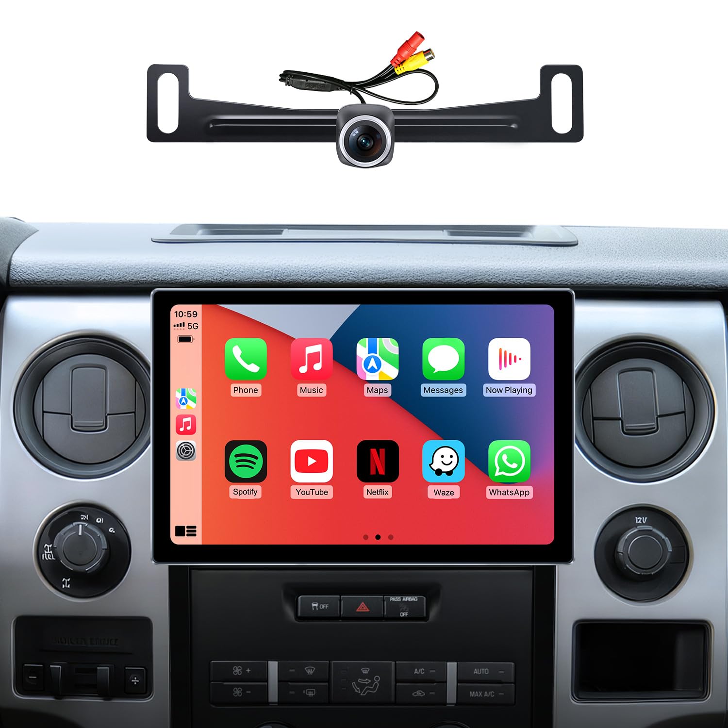 AINAVIGO Qualcomm 11.5 inch Ford F150 Android radio