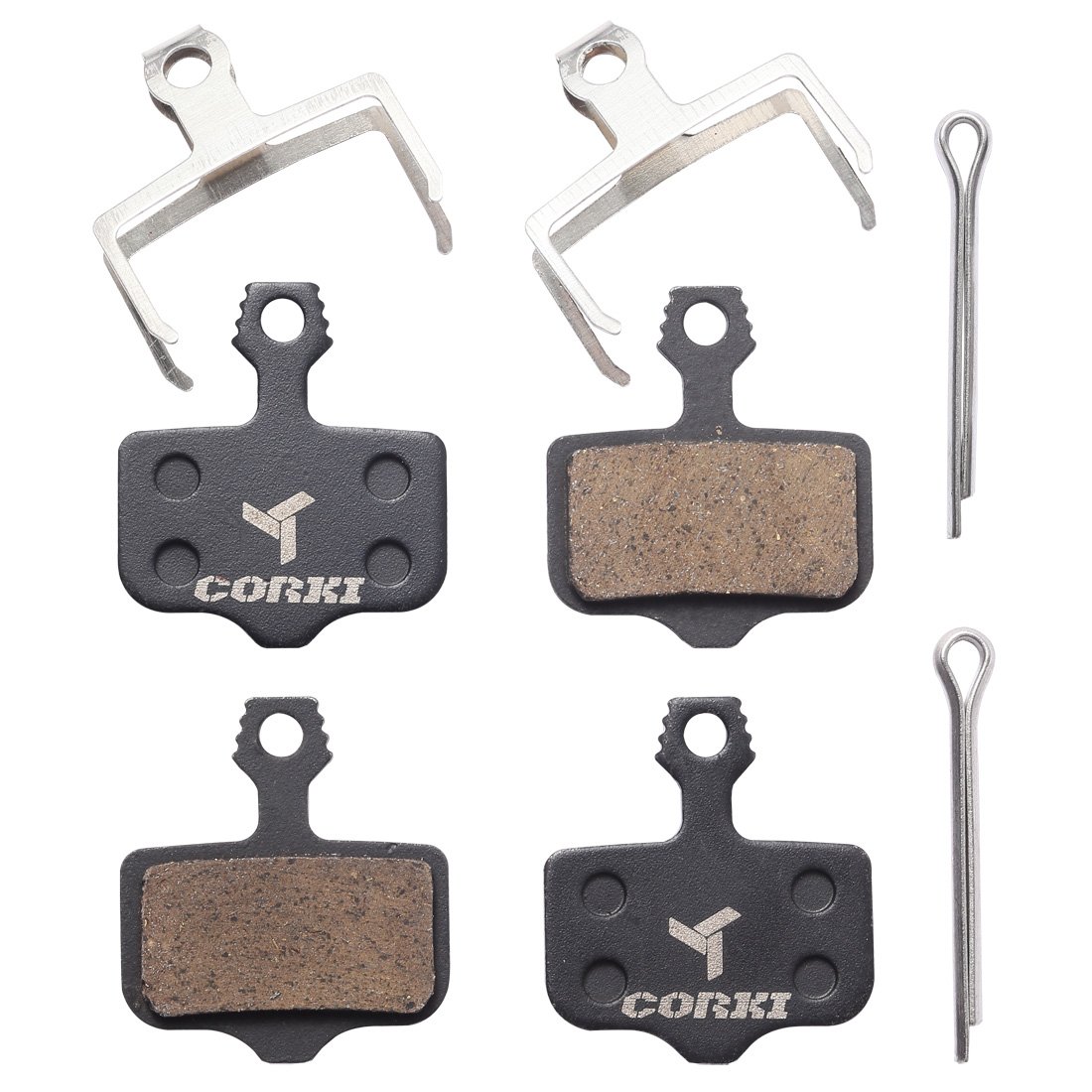 Corki2 Pairs Organic Resin Disc Brake Pads for Avid Elixir 1 3 5 7 9 R ER CR Mag Level TL T Sram XO XX X7 X9 XXWC DB1 DB3 DB5