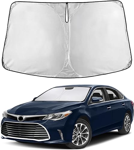 Miniatura 20 de EcoNour Parasol para parabrisas Rivian R1S / R1T 2022-2024 2025 2026, visera solar para parabrisas delantero y ventana, bloqueador de calor UV