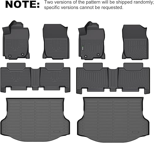 Vista 18 de Tapete para piso y protector de carga para automóvil, tapete para maletero, accesorio, color negro