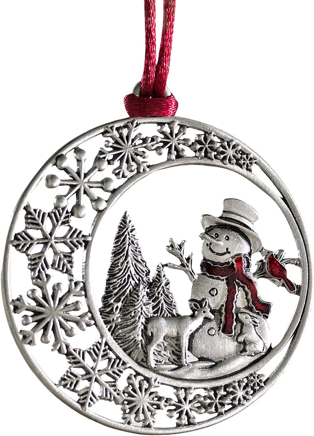 Christmas Tree Ornaments Metal DoubleSided Printing