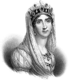 Josephine De Beauharnais N(1763-1814) Empress Of The French 1804-1809 First Wife Of Napoleon I Stipple Engraving 19Th Century Poster Print by (18 x 24)