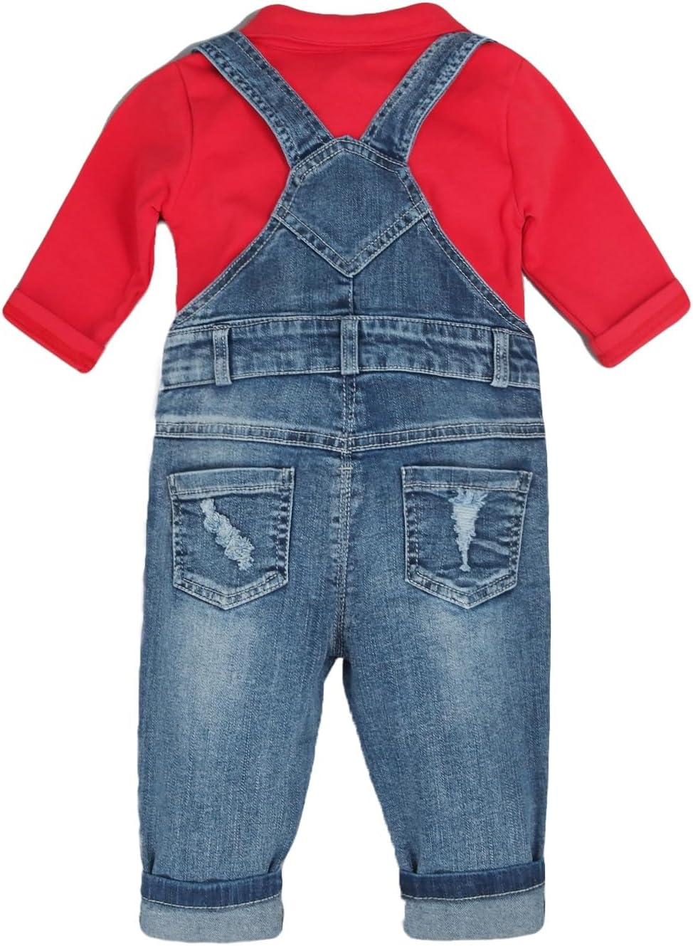 Baby & Toddler Boys Jean Overalls Pants Set - Image 2