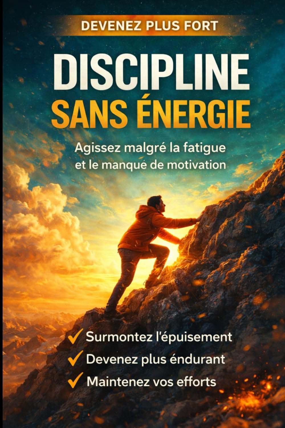 Discipliné sans énergie: La méthode réaliste pour agir quand la fatigue mentale bloque tout