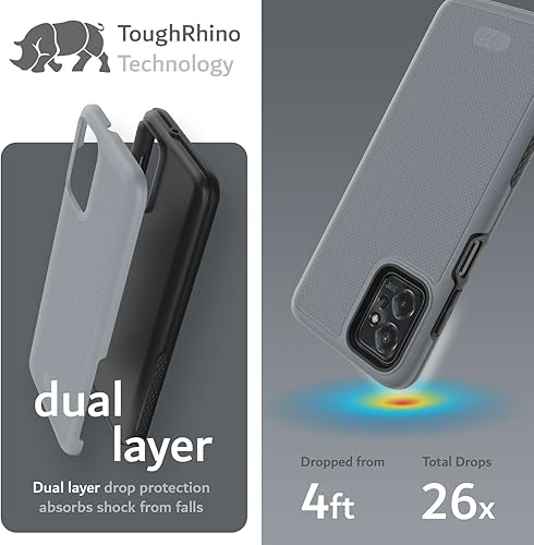 Miniatura 3 de TUDIA MergeGrip - Funda protectora diseñada para Motorola Moto G Power 5G 2023 XT2311, no compatible con Moto G 5G 2023, de grado militar, de doble