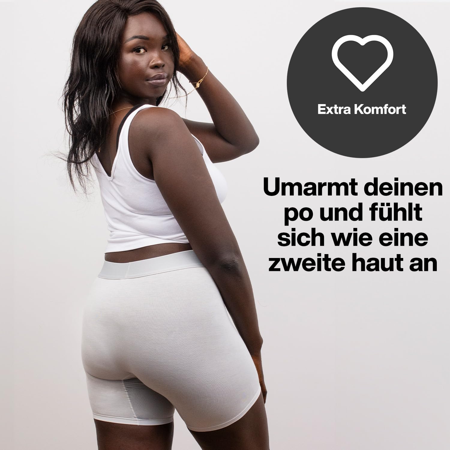 STEP ONE Boxershorts Damen Unterwäsche - Feuchtigkeitsabweisende Damen Boxershorts, Pantys Damen Unterhosen mit Scheuerschutz, Bequeme Hotpants Damen Unterwäsche