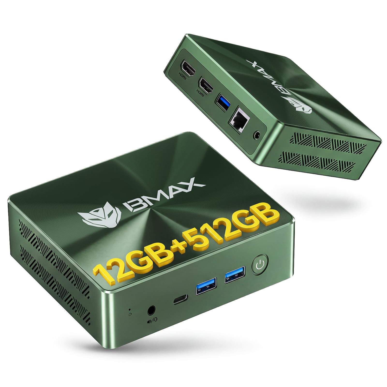 Amazon.co.jp: Bmax Mini PC マイクロデスクトップコンピューター 12GB