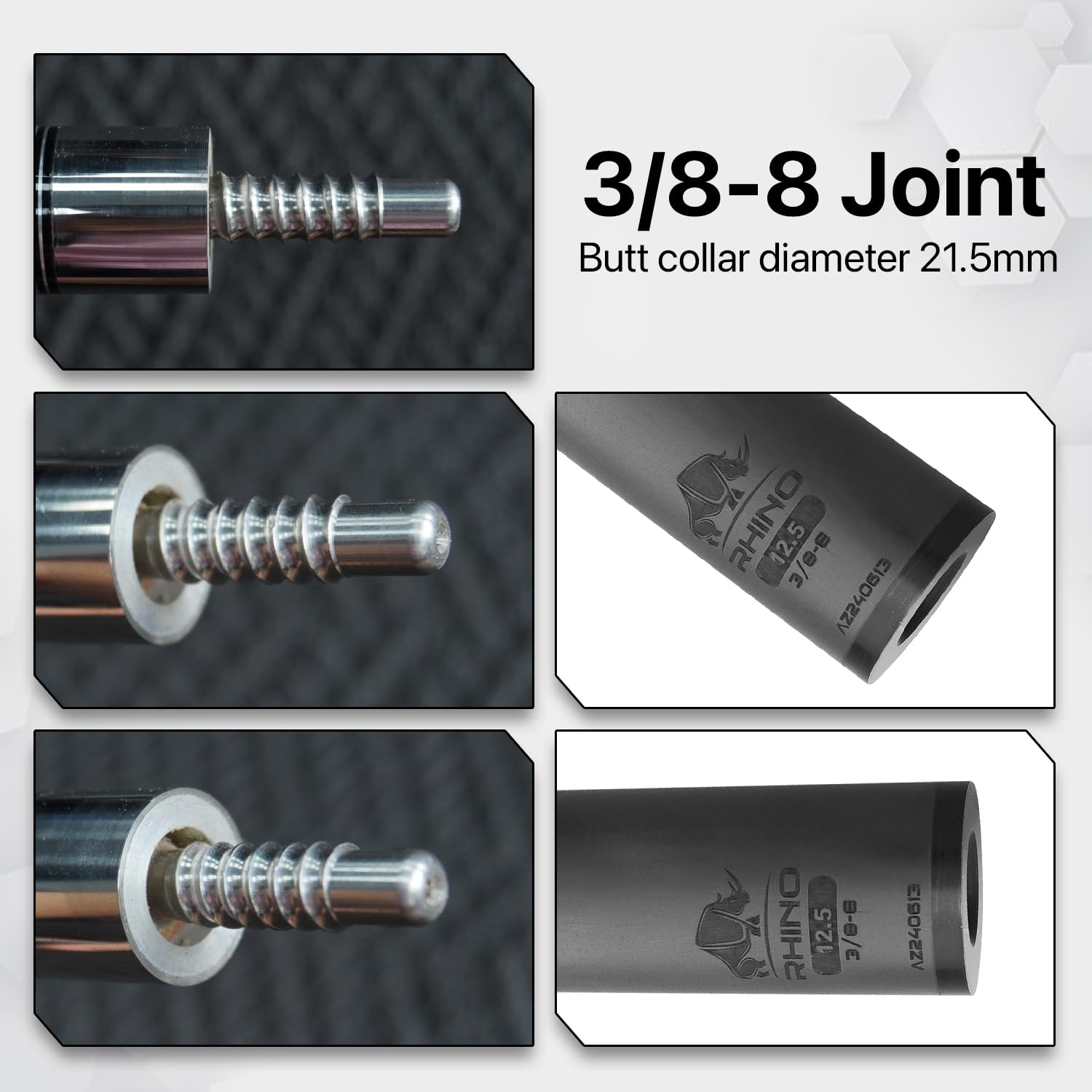 Amazon.co.jp: RHINO - 76.2 cm / 3/8-8 ジョイント カーボン プール