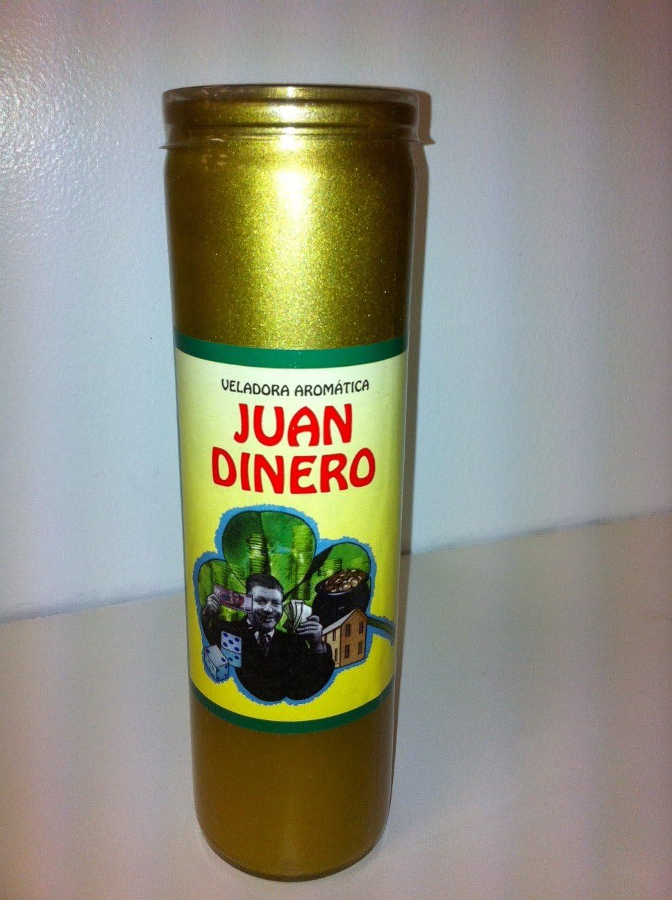Veladoras MisticasJohn of Money (Juan Dinero) 7 Day Prepared Scented Candle in Glass