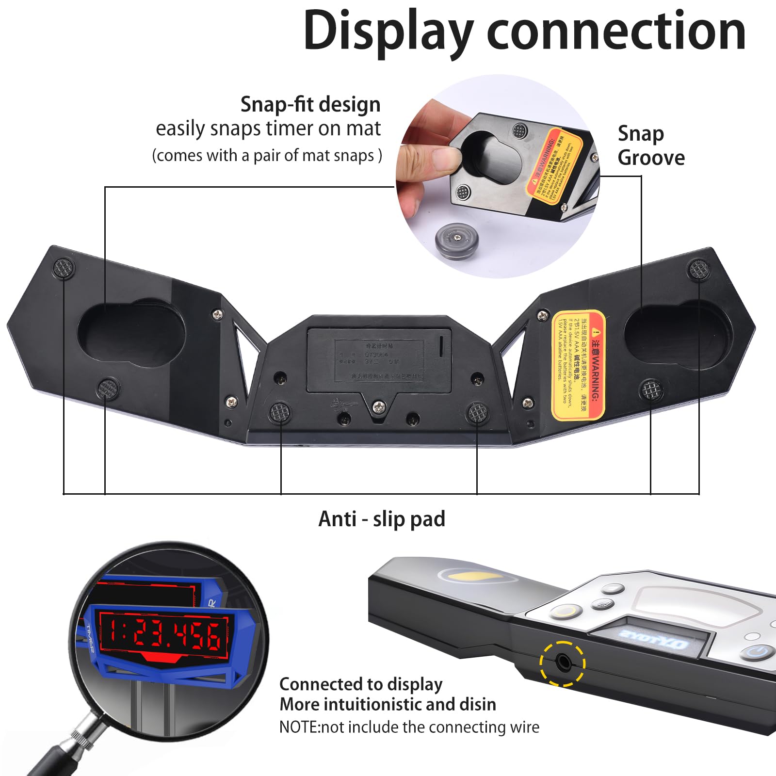 Professioneller Speed-Würfel-Timer, Touch-Steuerung, Timer mit Display, Würfel-Renn-Stack-Wettbewerb, ein tolles Geschenk