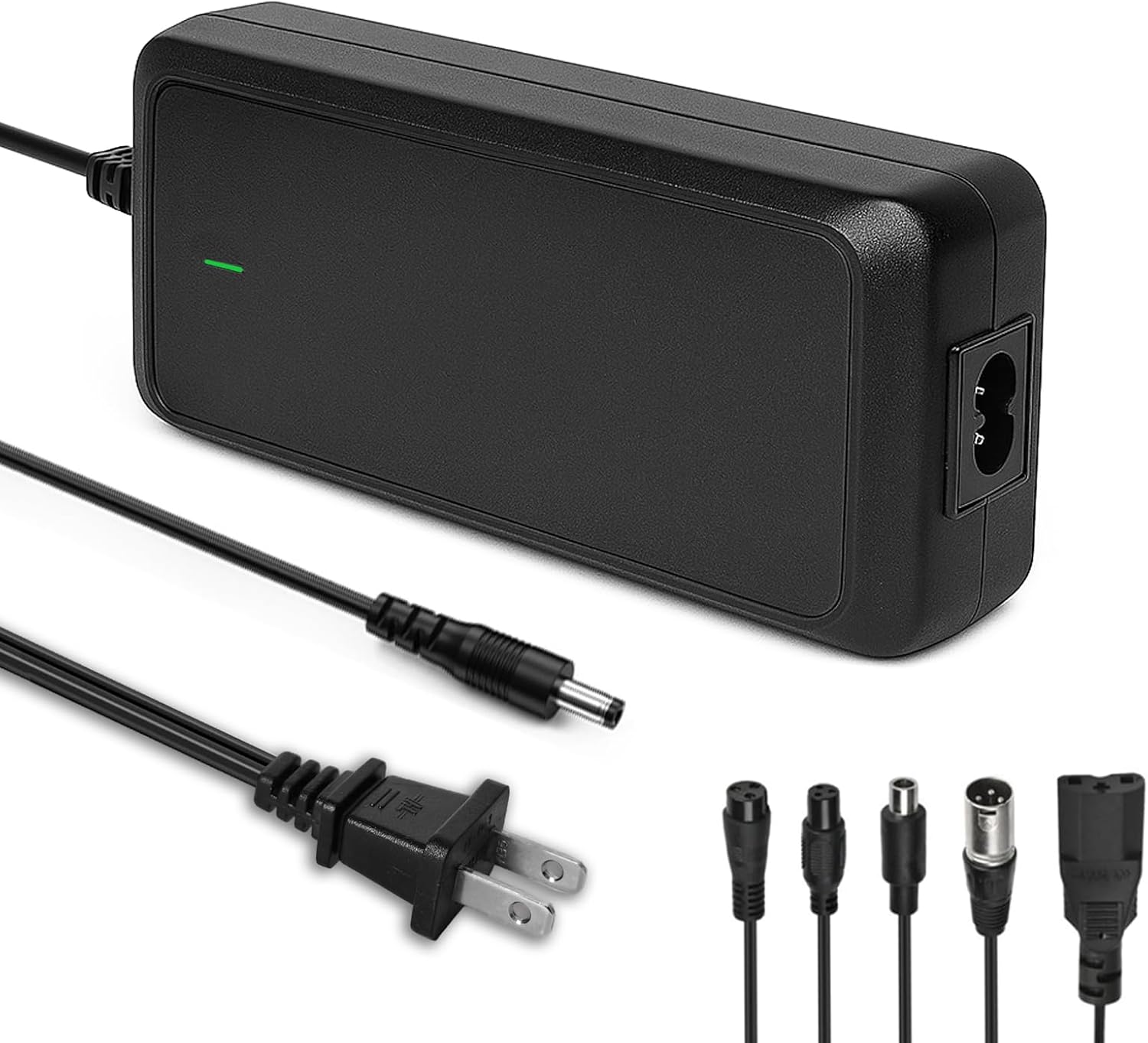 36V/42V Fast Charger with 6 plugs for e-bikes and scooters