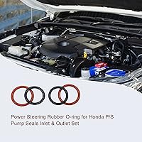 Vista 5 de 91345-RDA-A01/91370-SV4-000 Junta tórica de dirección asistida para Honda P/S Sellos de bomba Juego de entrada y salida 926-157 (2/juegos)