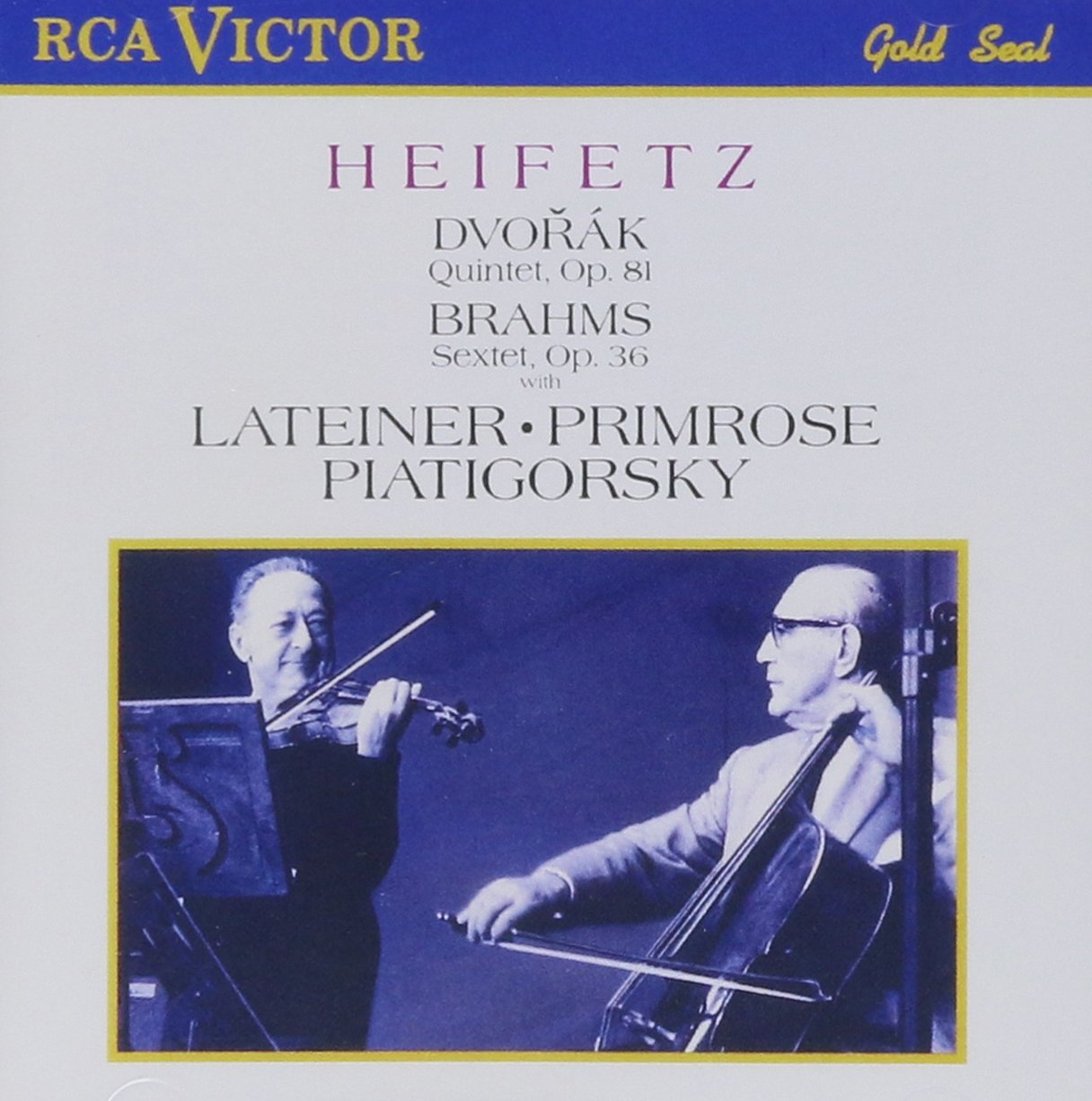 Quintet Op 81 [Audio CD] Jascha Heifetz