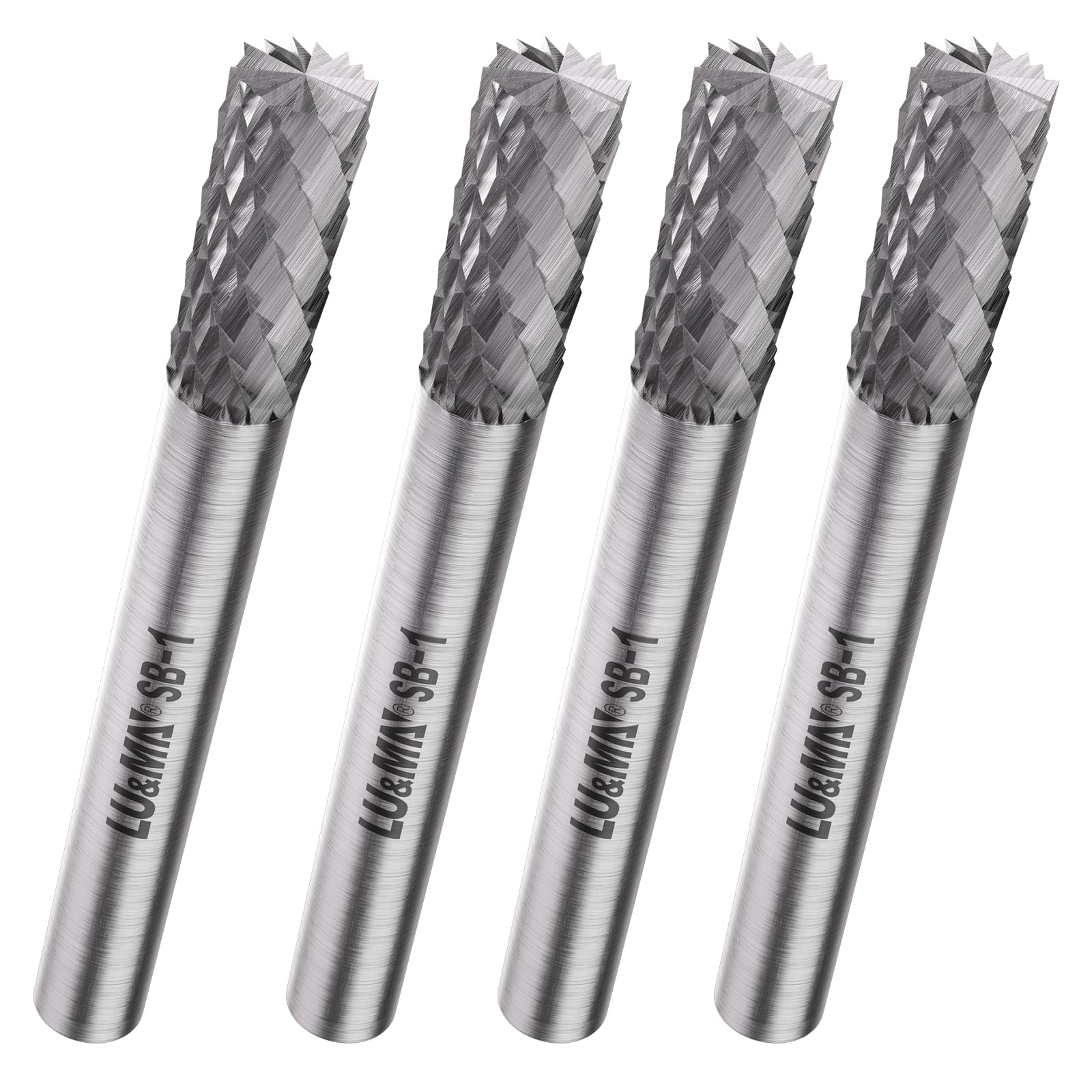 LU&MN SC-1 Tungsten Carbide Double-Cut Rotary Burr, 1/4" Shank, 4 PCS — Amazon image 21