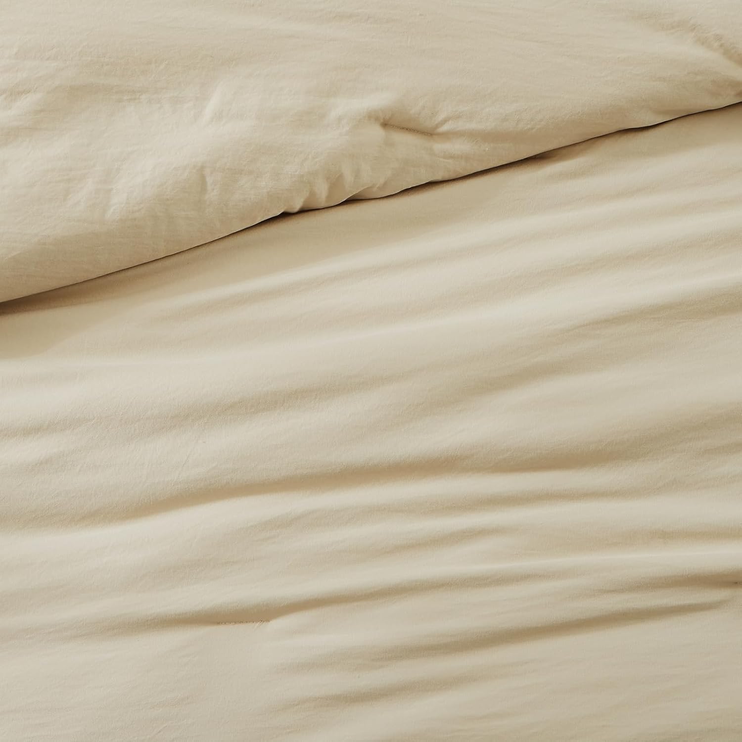 WRENSONGE Oversized Queen Comforter Set - 7 Pieces Beige Bed in a Bag Queen with Sheets, 2 Pillow Shams, and 2 Pillowcases- Warm Bedding Sets Queen for All Season - Image 8