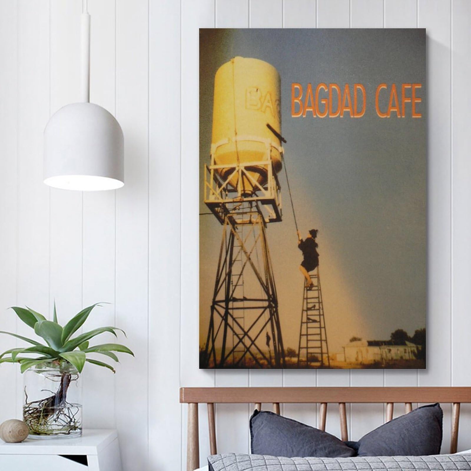 バグダッド・カフェ　USオリジナル映画ポスター Amazon.co.jp: バグダッドカフェの映画ポスター ポスター装飾