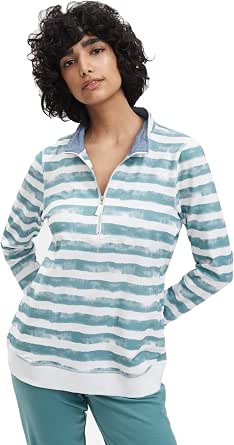 FDJ Collared Stripe Sweater main image 0