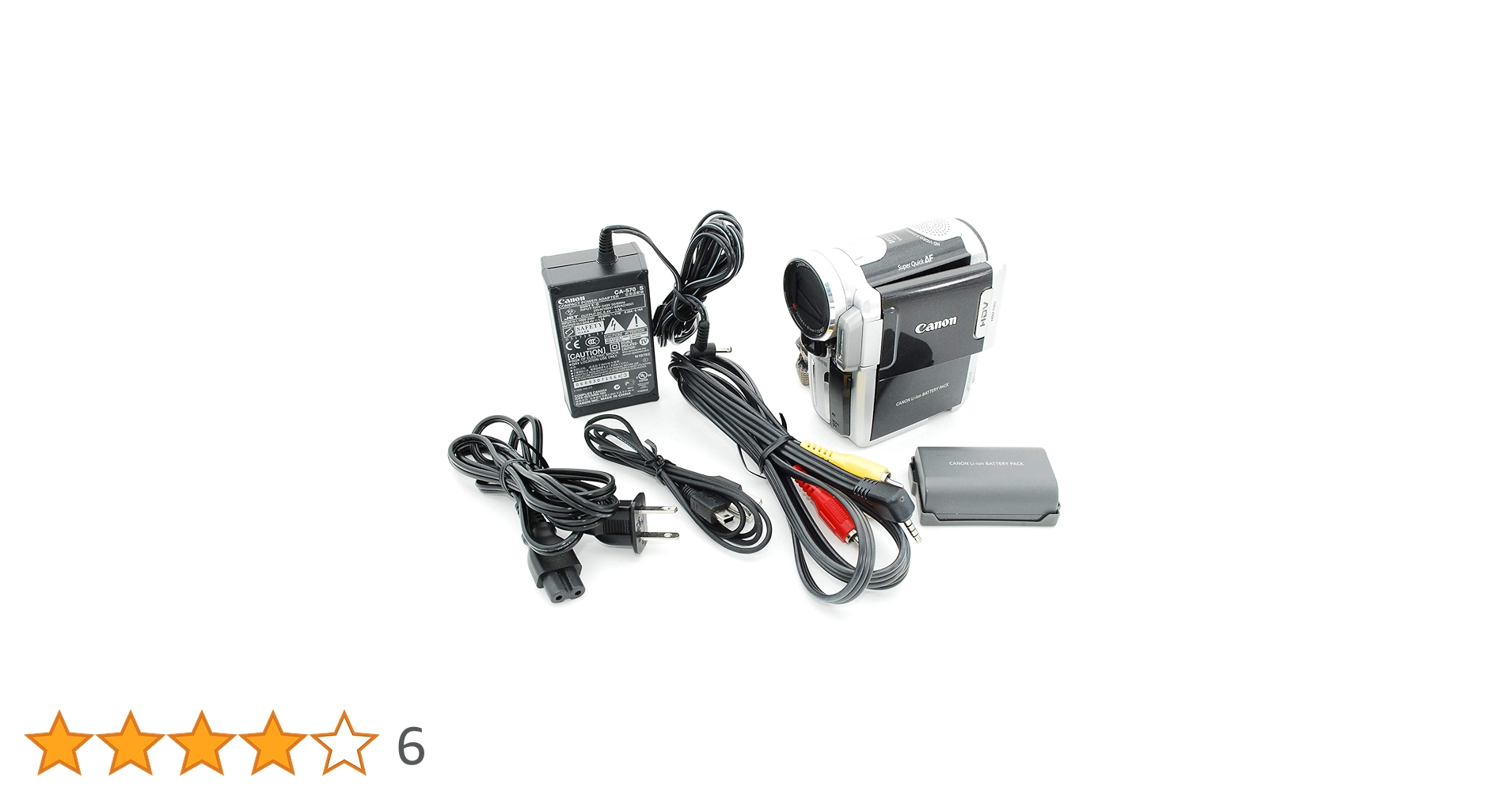 Canon IVIS HV10(B) デジタルビデオカメラ　バッテリー付属セット Amazon | Canon ハイビジョンデジタルビデオカメラ iVIS