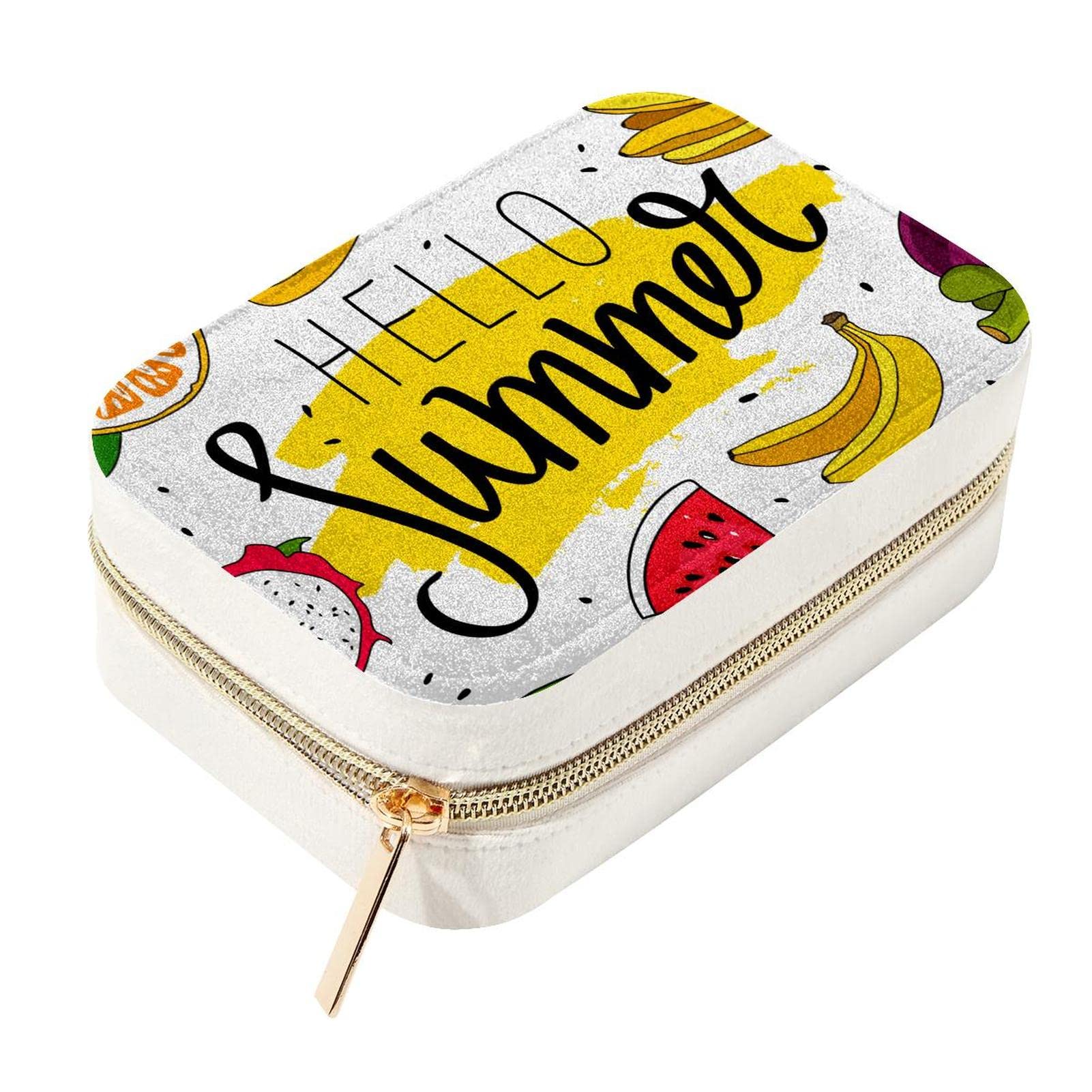 Boîte de rangement en velours Fruits d'été, le cadeau idéal pour bracelets