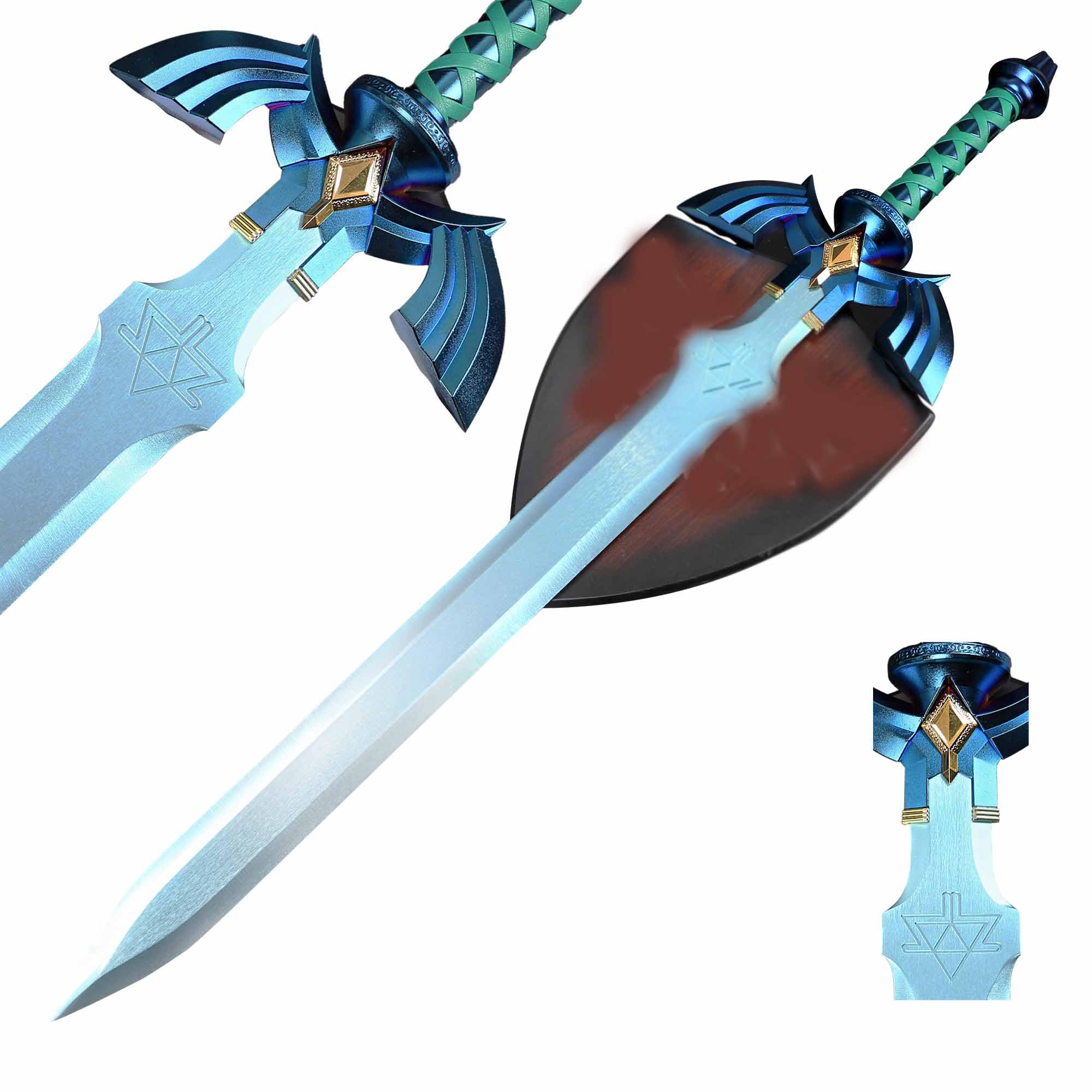 42" Sword - All Metal 1:1 Replica Weapon with Wall Mount - Cosplay Collectible and Gift Dull Blade