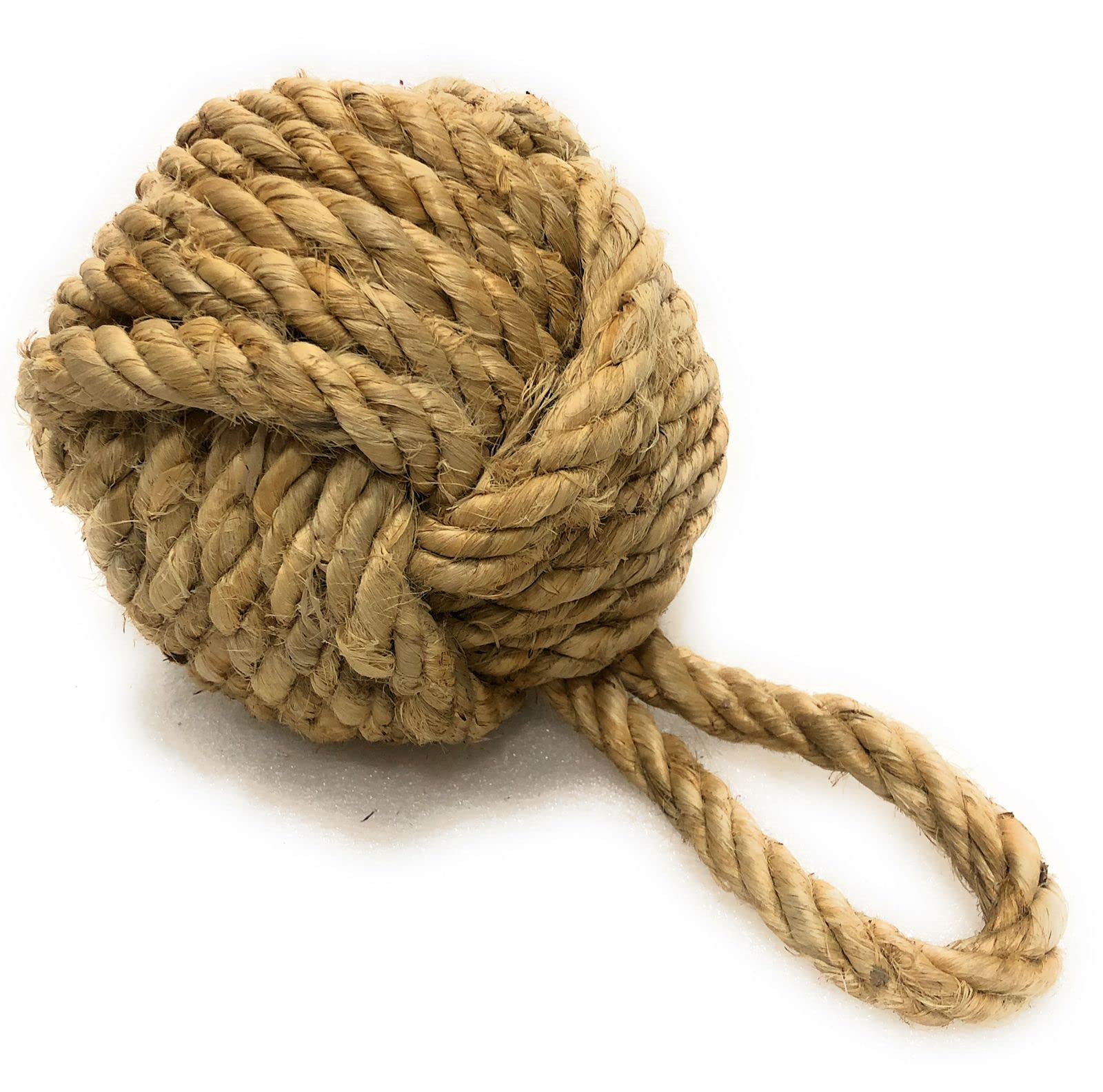 House Worlds Weighted Nautical Knot Door Stopper, Jute,, 45 OFF
