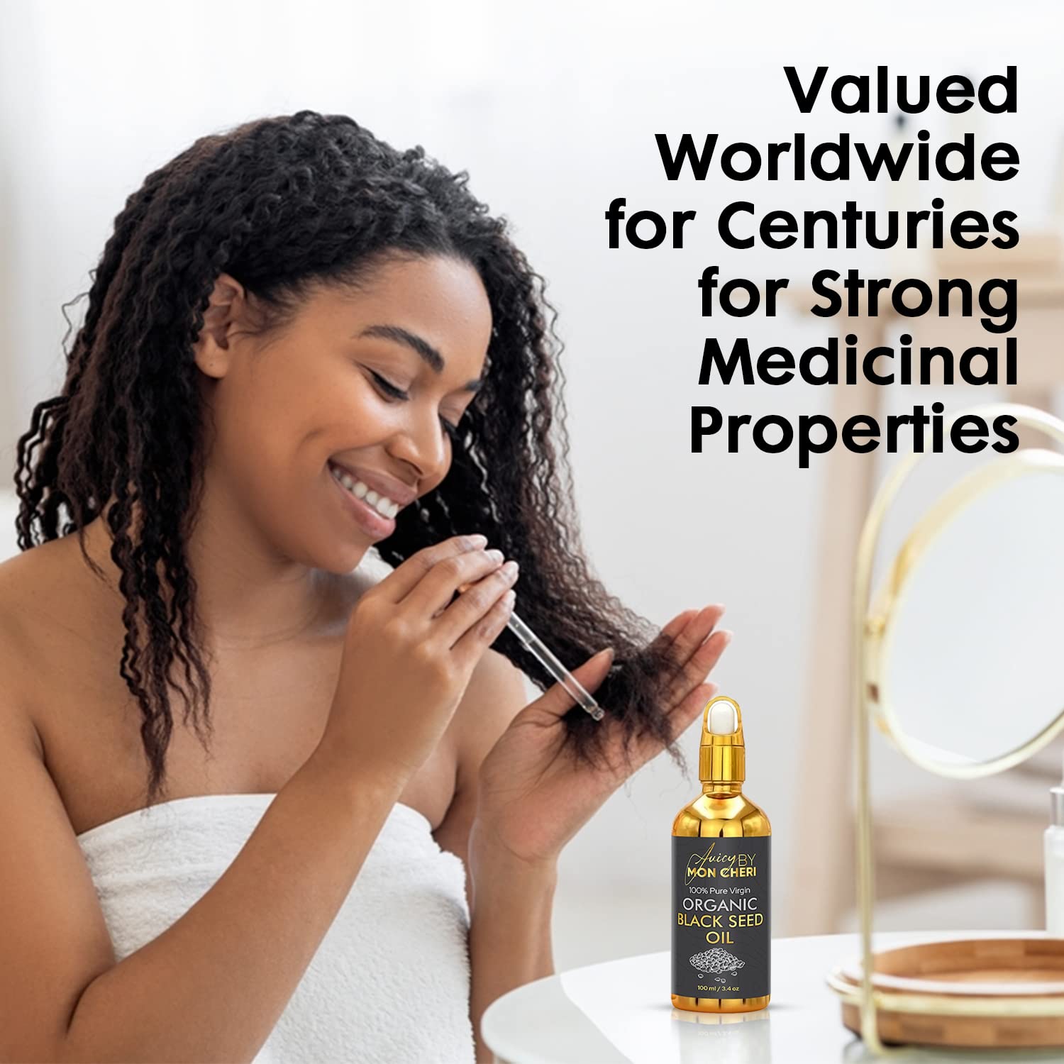 Boost Your Immunity and Antioxidant Levels with 100% Pure Organic Black Seed Oil Dropper - 3.4oz Superfood Carrier Oil