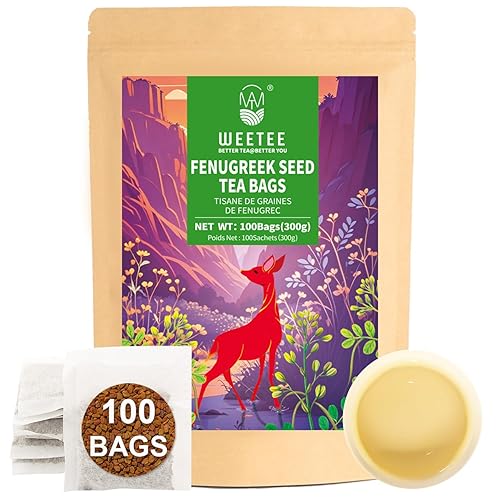 Miniatura 48 de Bolsas de Té de Hoja y Raíz de Diente de León WT WEETEE, Mezcla 100% Pura de Hoja de Diente de León y Raíz Tostada de Diente de León, Té Herbal