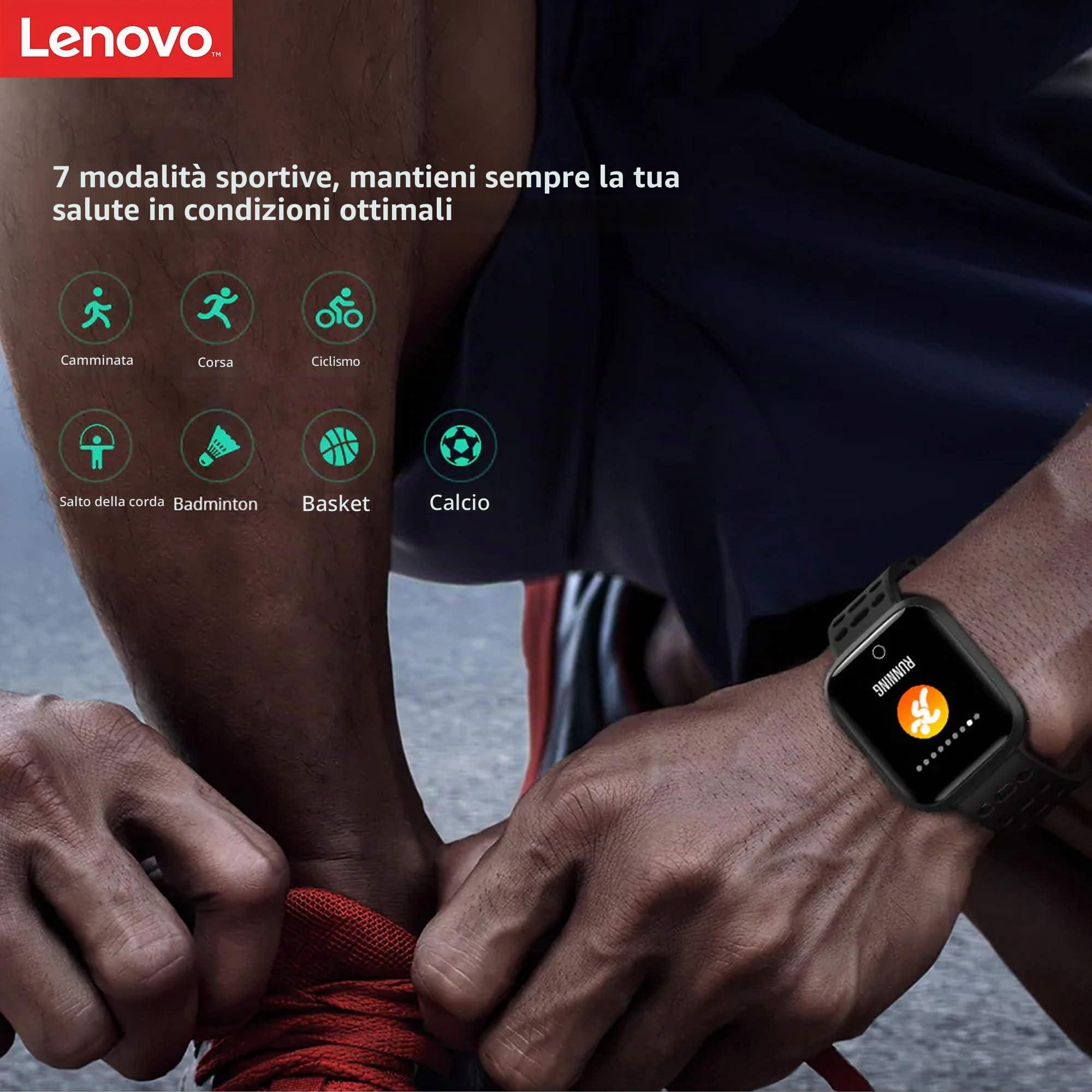 Lenovo E1 Black Smartwatch Grey/Silver