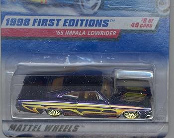 Hot Wheels '65 Impala Lowrider 1998初版 Amazon.com: Hot Wheels 1998 65 Impala Lowrider Card