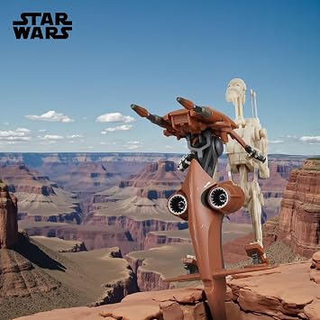 Star Wars 6 Black Series STAP & Battle Droid