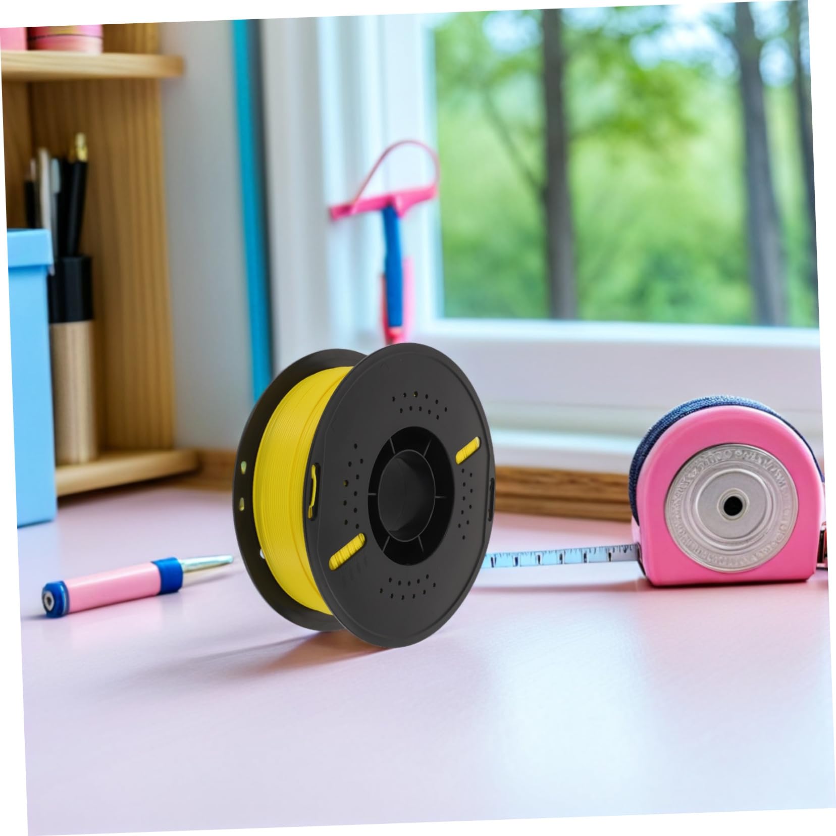 Uonlytech Pla Filament Do Druku Żółty Błyszczący Filament Do Projektów DIY i Inżynierii