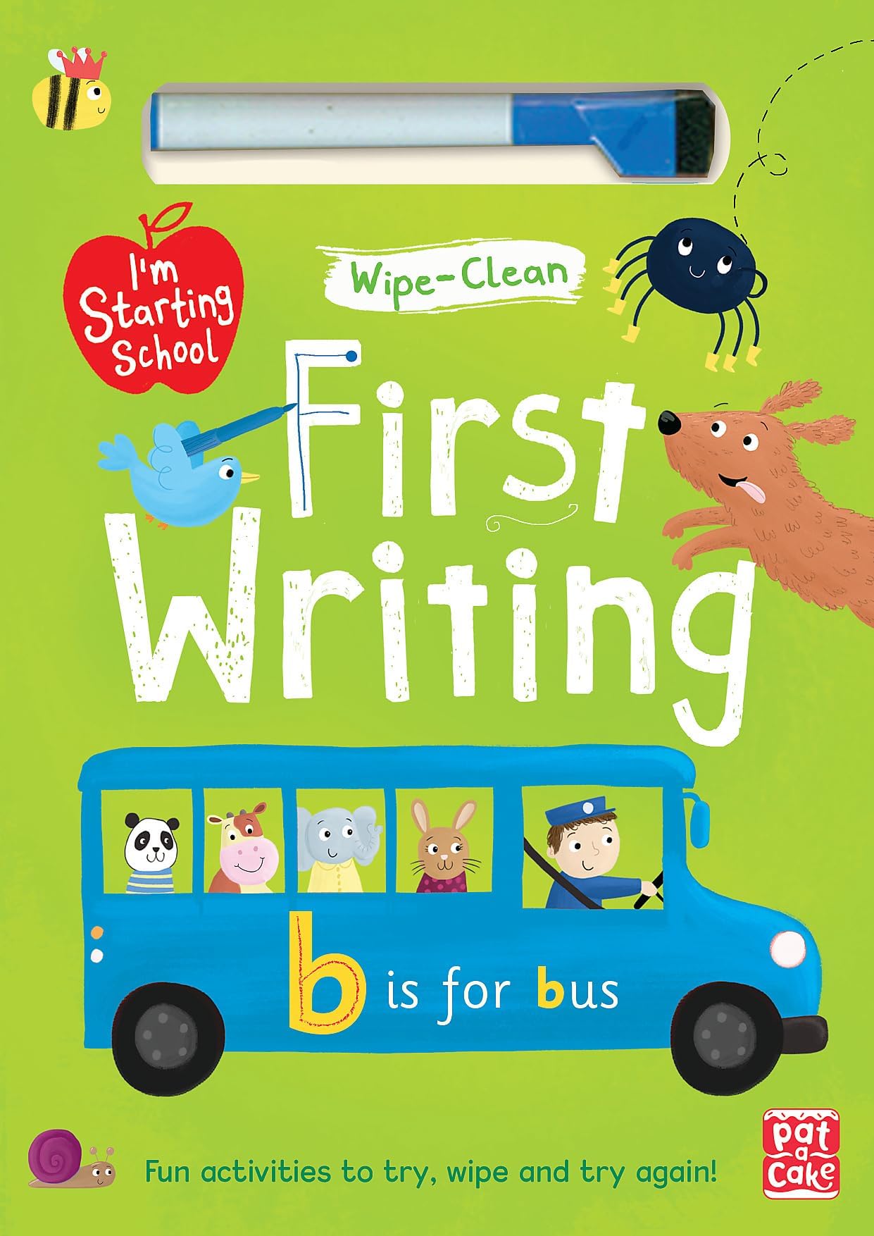 First Writing: Wipe-clean book with pen (I'm Starting School)