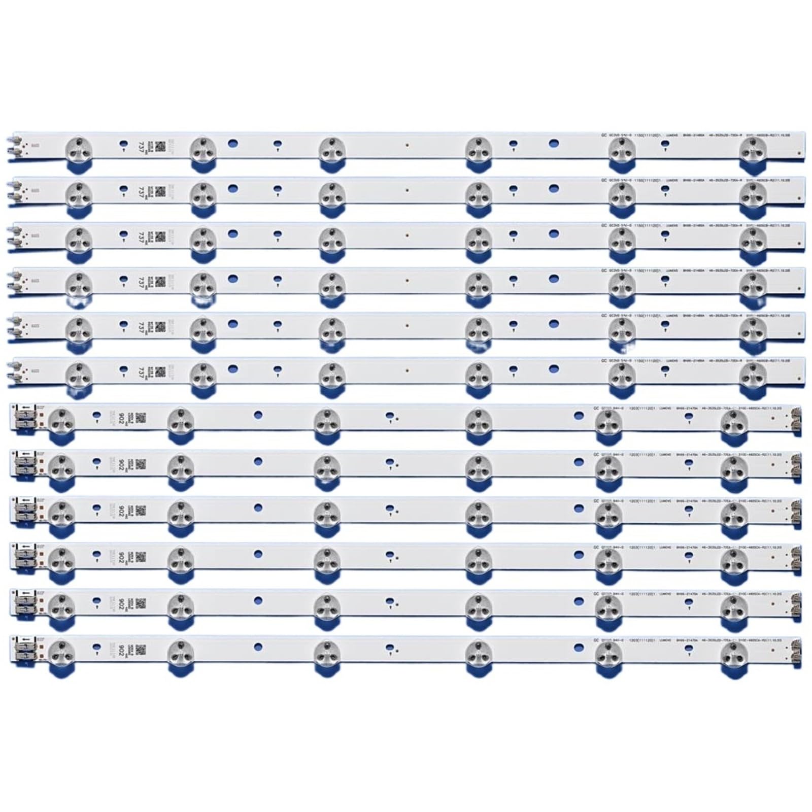 Striscia di retroilluminazione a LED 12 lampade compatibili for TV da 46 Pollici UN46EH6070FXZA UA46EH6030RXXZ UN46FH6030FXZA TS01 UA46EH6030RXSW D1GE-460SCA-R3