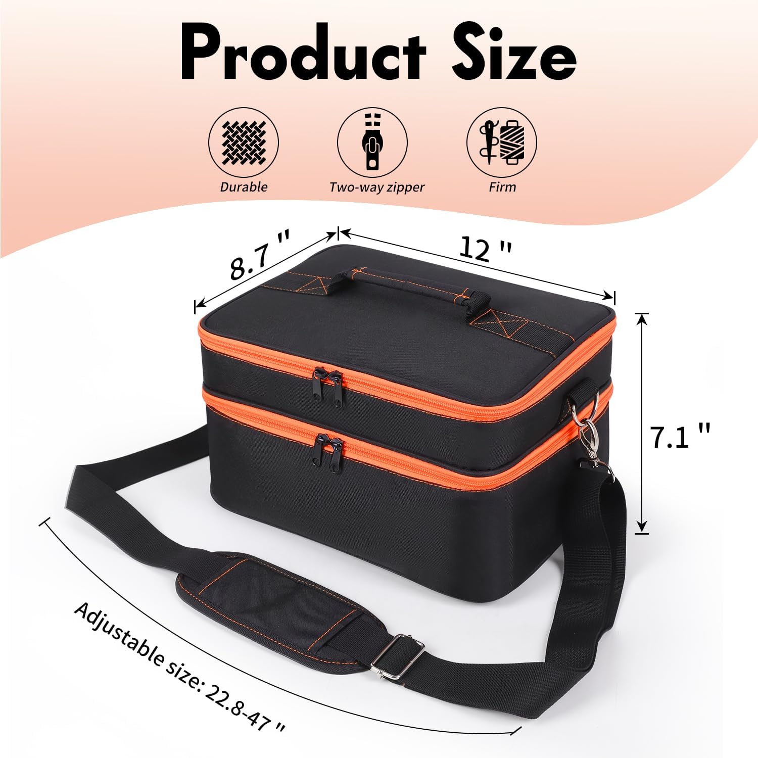 Storage Bag Compatible with Klein Tools ET310 AC Circuit Breaker, GFCI Outlet Electrical Tester, Home Tester Kit Bag, Storage Case for Electrical Test Kit, Digital Multimeter, Clamp Meter, Bag Only - Image 8