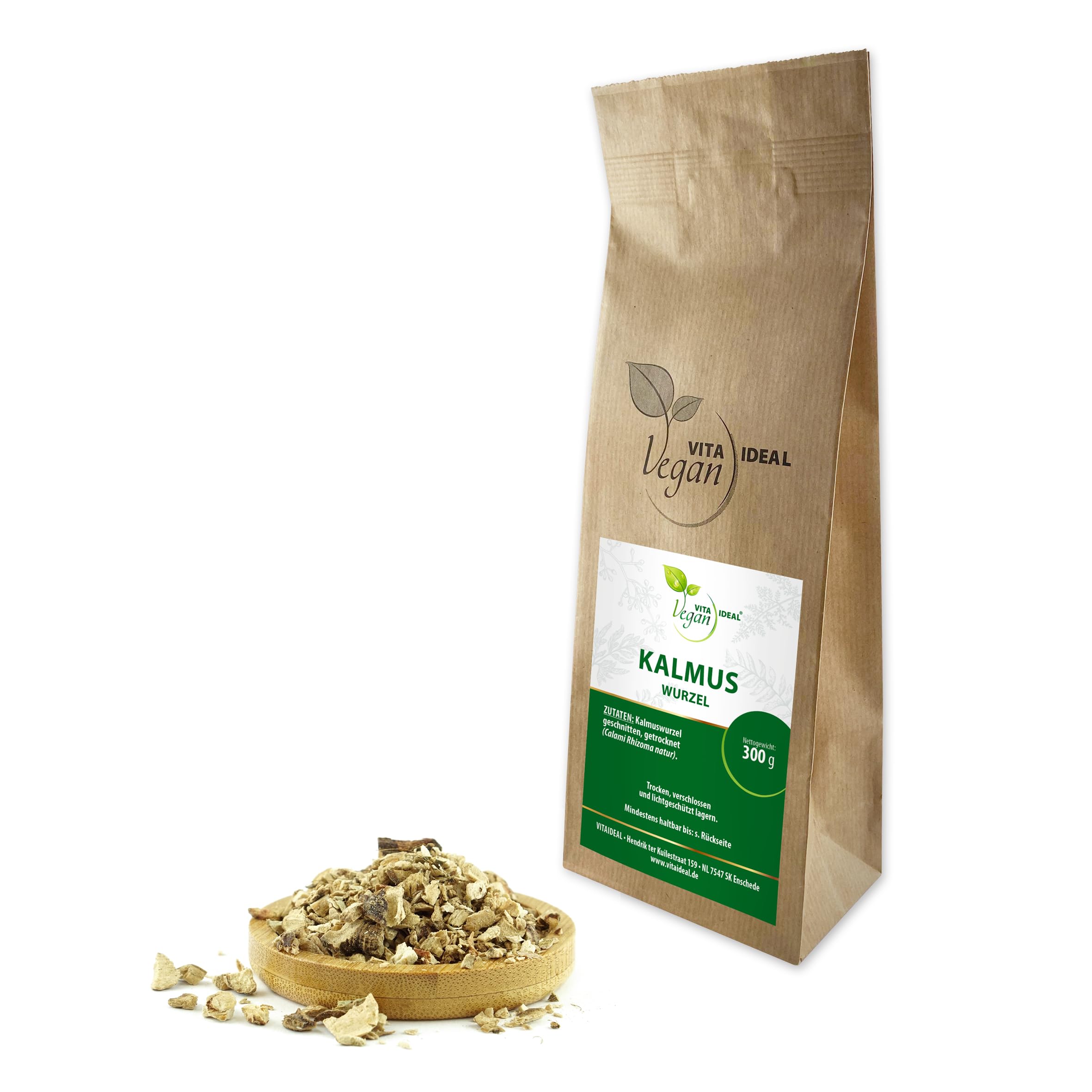 Vegan® KALMUS - Wurzel 2x 300g geschnitten & getrocknet - Acorus calamus - KALMUSWURZEL - Kalmuswurzel Kräuter Tee & Aufguss, ohne Zusatzstoffe.