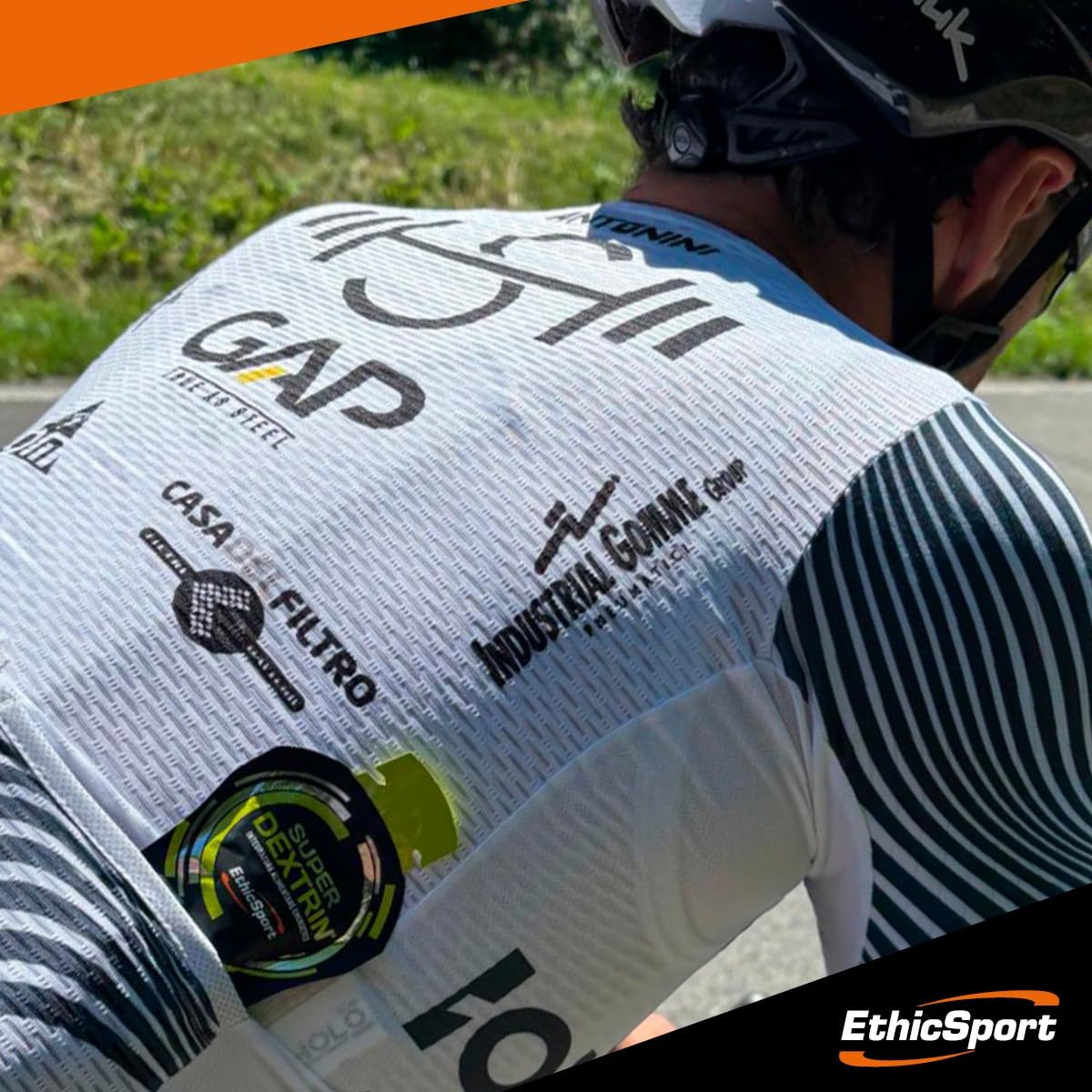 EthicSport - Super Dextrin Gel - Confezione da 45 x 55 ml - Gusto: Mela-Limone - Integratore alimentare energetico a base di carboidrati di nuova generazione a cessione energetica differenziata