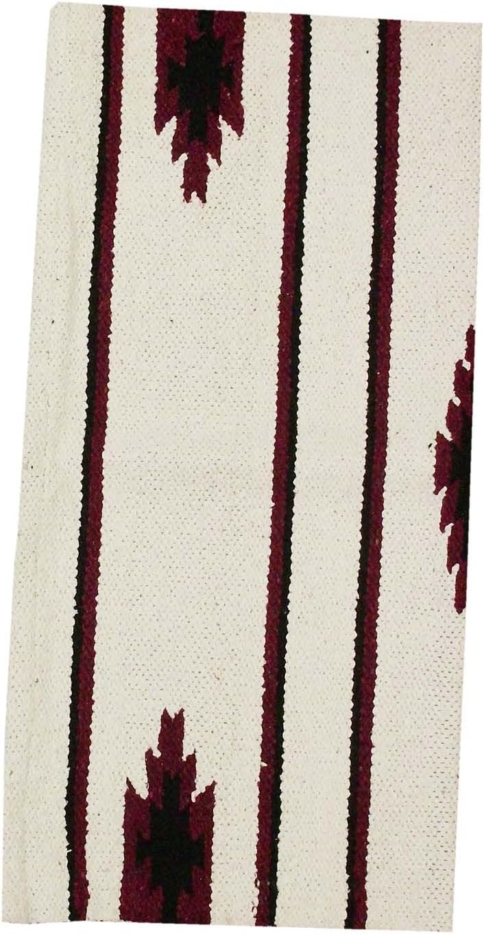 Amesbichler AMKA Western Pad White Navajo Pony Saddle Cover 26 x 26 inch, 66 x 66 cm| Western Horse Saddles | Saddle Saddle Blanket