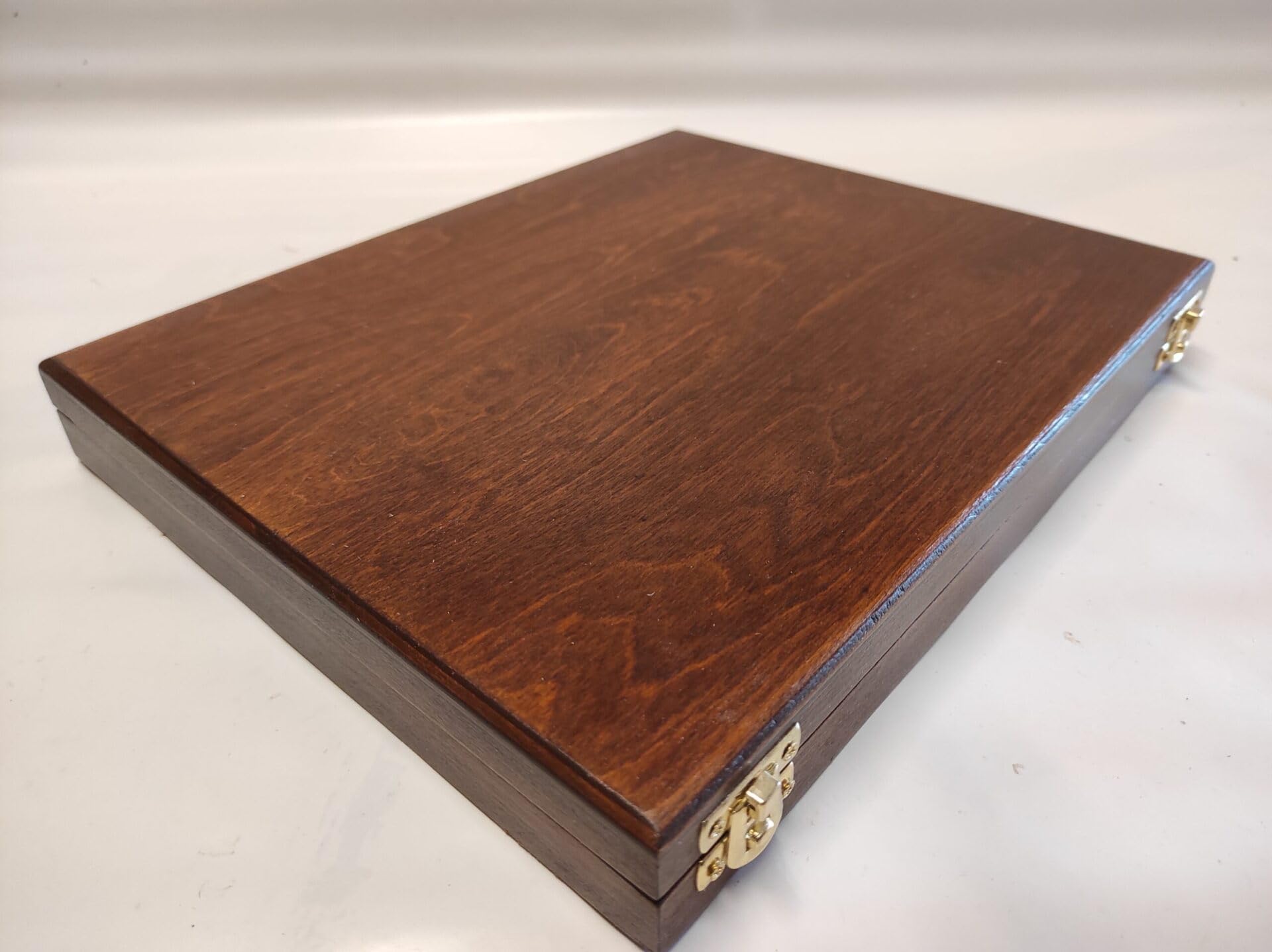 Caja para Monedas y medallas 20 Compartimentos 50x50mm, Madera Maciza Artesanal, Terciopelo a Elegir, numerada con Certificado, Hecha a Mano en Italia