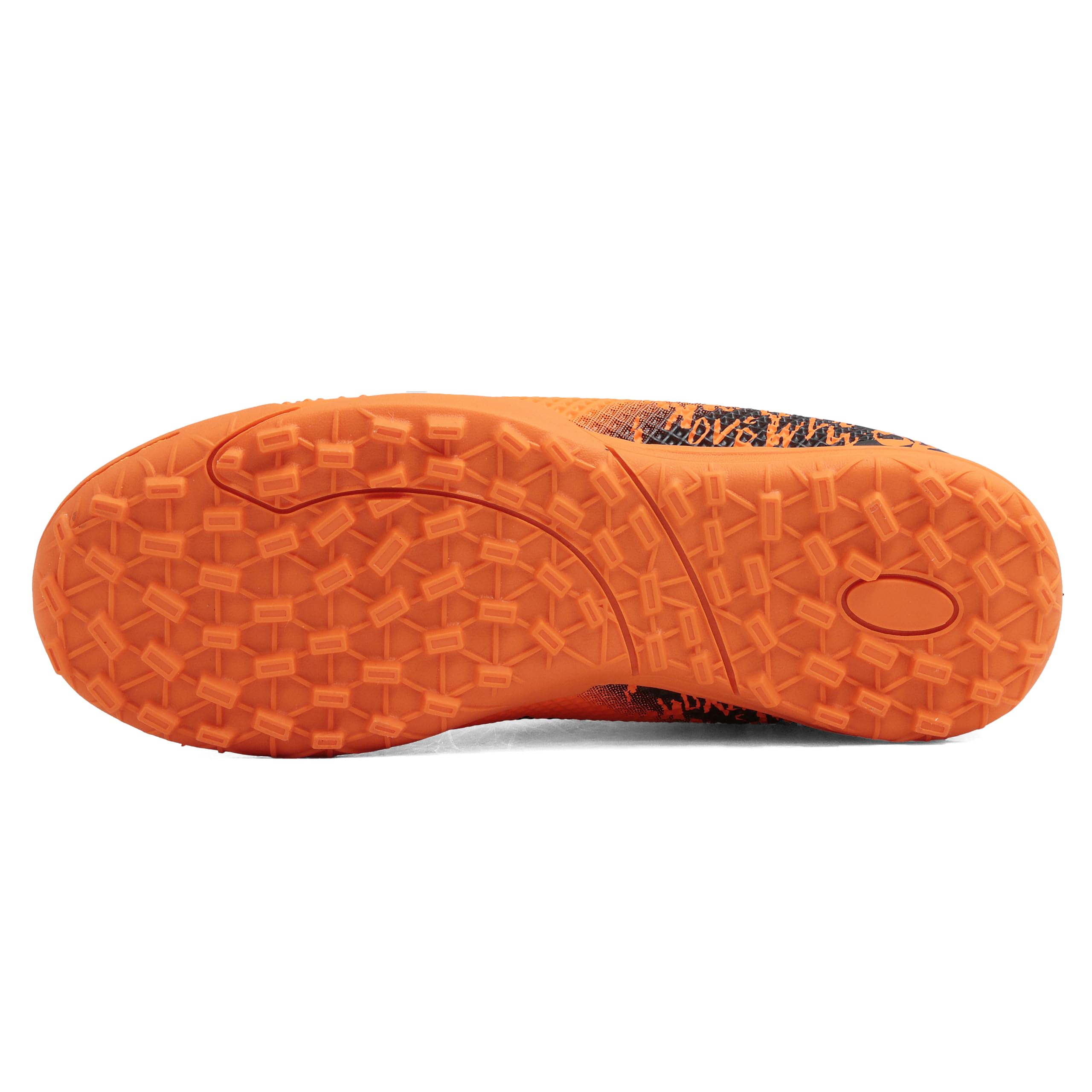 JOMIX Scarpe da Calcetto Calcio Unisex Bambini Ragazzi Adolescenti – Multitacchetti TF per Campi Sintetici ed Erba Artificiale – Leggere Resistenti Antiscivolo KOS250435 Arancione, 34