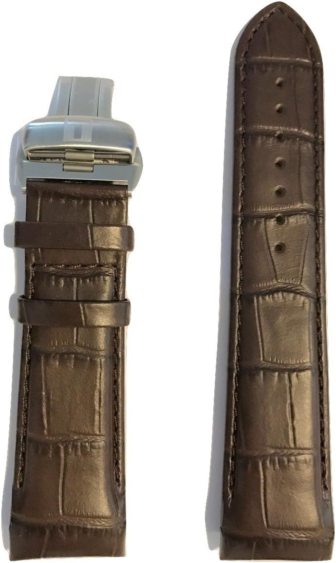 Tissot Couturier 23mm Brown Leather Band Strap for T035439A or T035617A