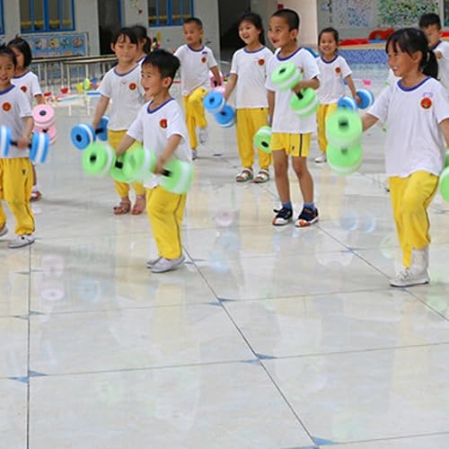 Miniatura 6 de 2PCS Swimming Pool Dumbbells Fitness Barbells Exercise Hand Bars,Water Aerobics Swimming Pool Dumbbells for Exercise, EVA-Foam Dumbbell Fitness Set,