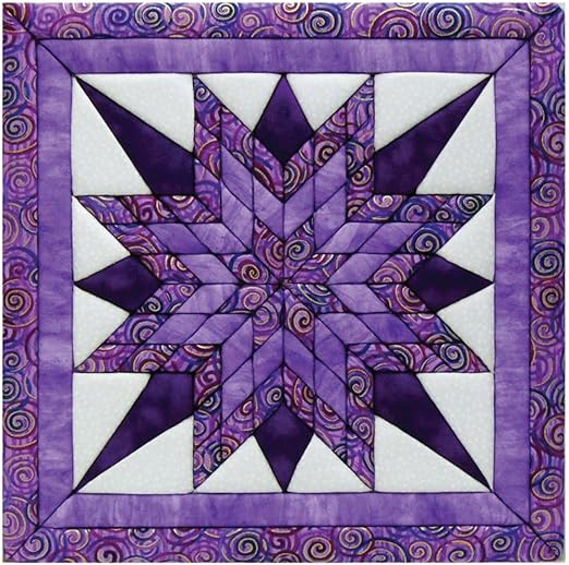 Quilt Magic Sew Wall Hanging Kit-Starburst, 12"x12"