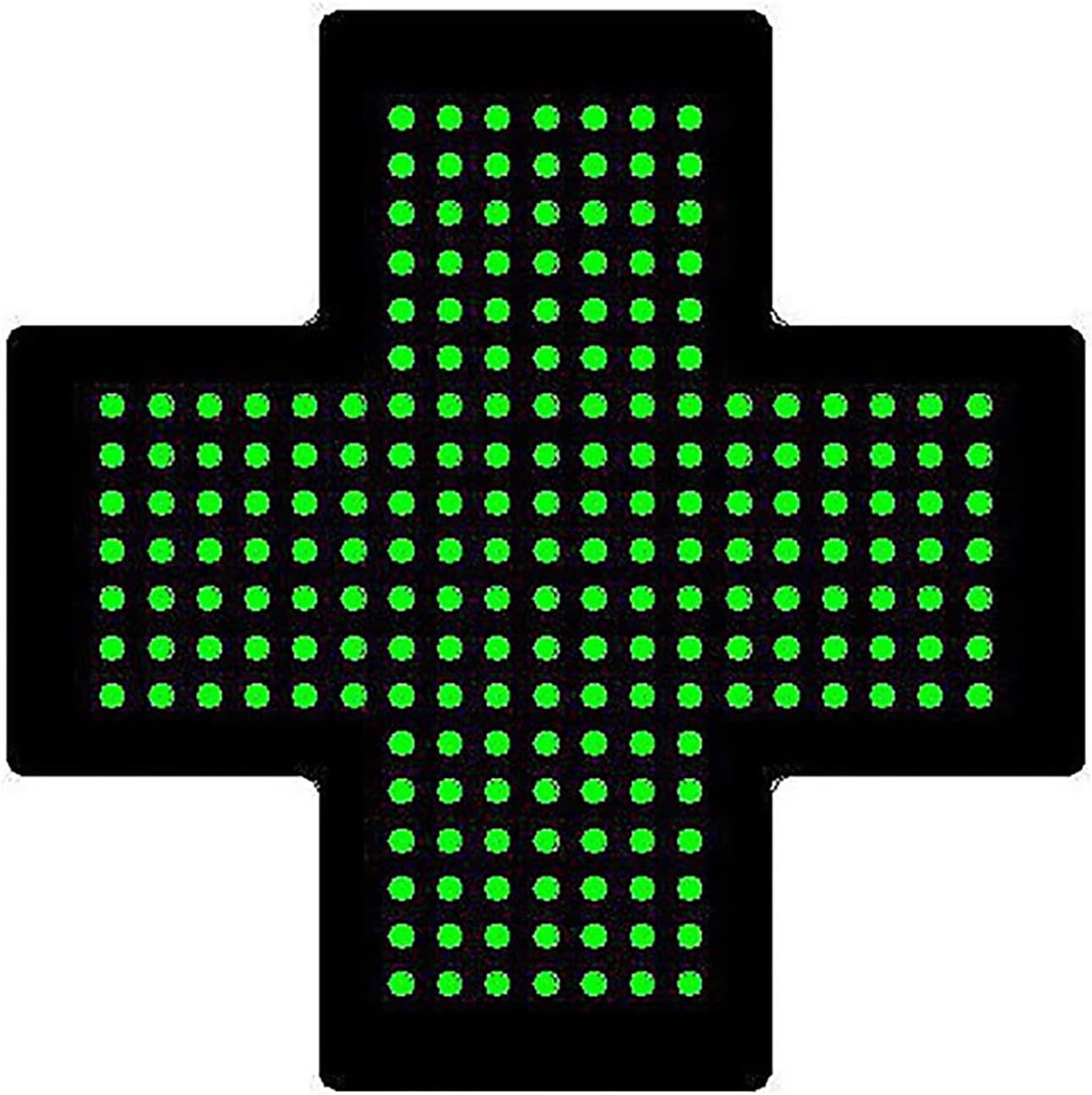 Dispensary Cross LED Neon Sign, Pharmacy Cross Sign Lamp, 13.7'' X 13.7'' and 3 Modes-Always On, Flashing and Overall Flashing, for Decoration, Collective Shop, Clinic, Drugstore