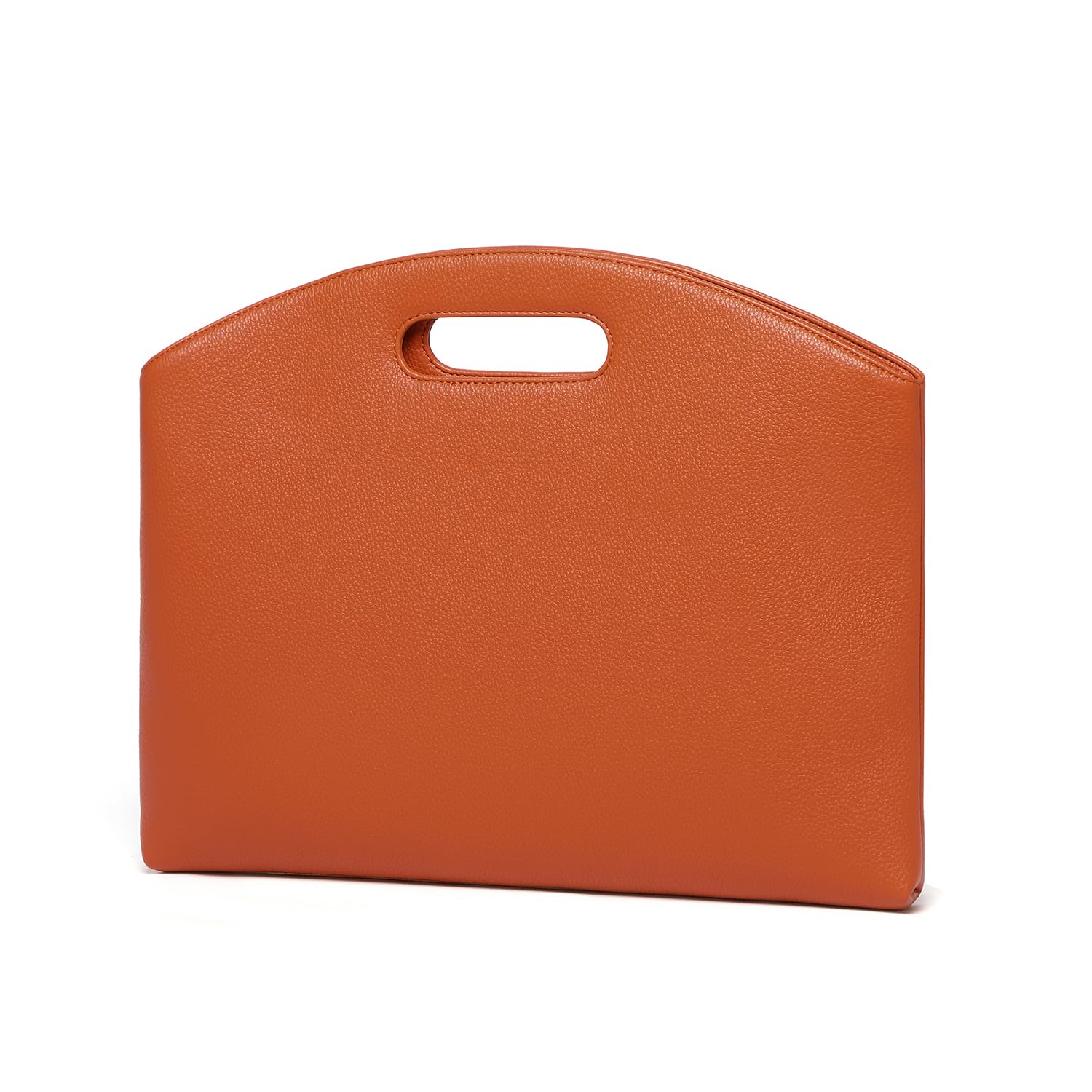 YONBEN Official Document Computer Bag Stylishly Sleek with Multiple Compartments and Easy to Carry Design, Vitality Orange/Pu — image 1