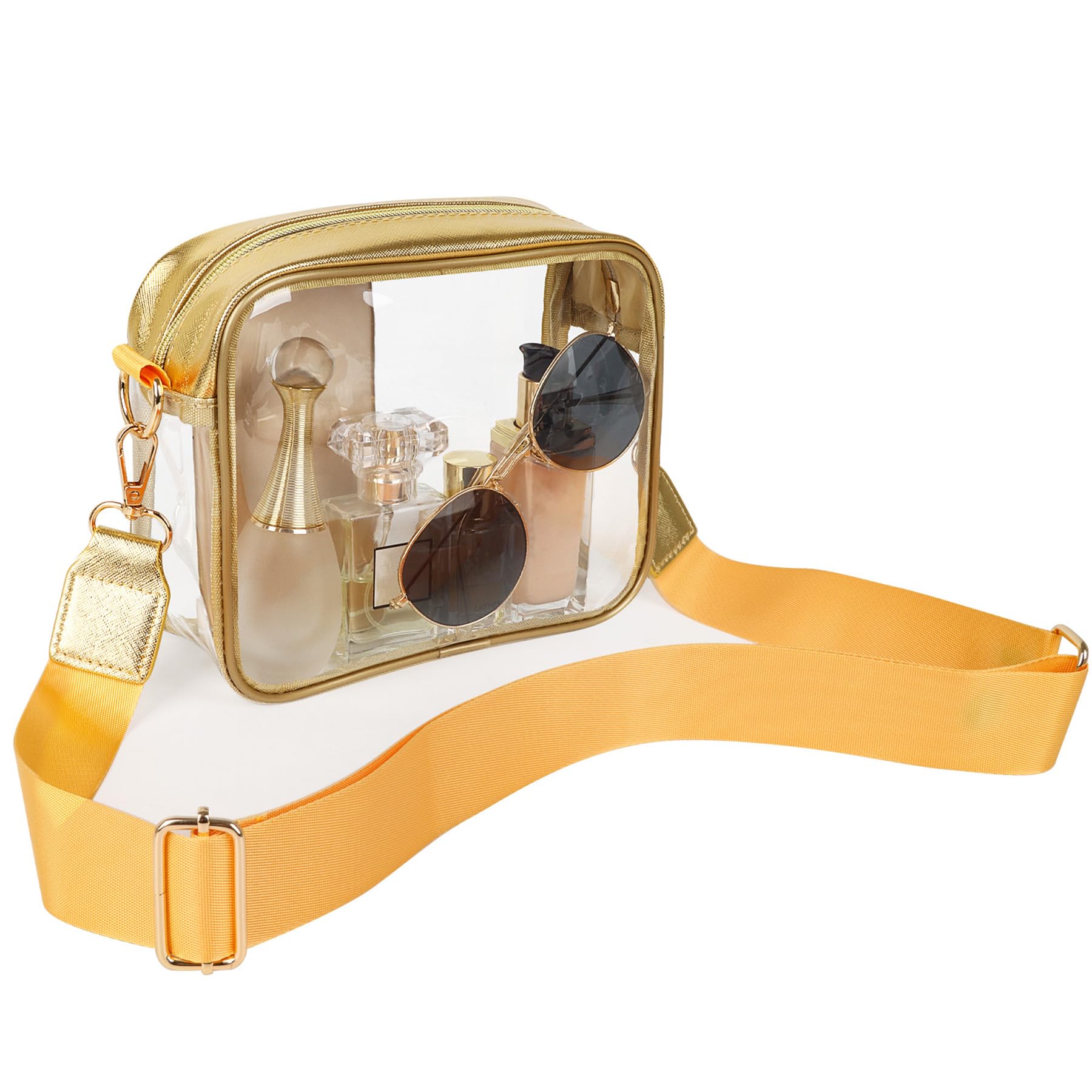 Aveniee Clear Bag Stadium Approved, Clear Purses for Women, Cross body Bag for Concerts with Adjustable Strap