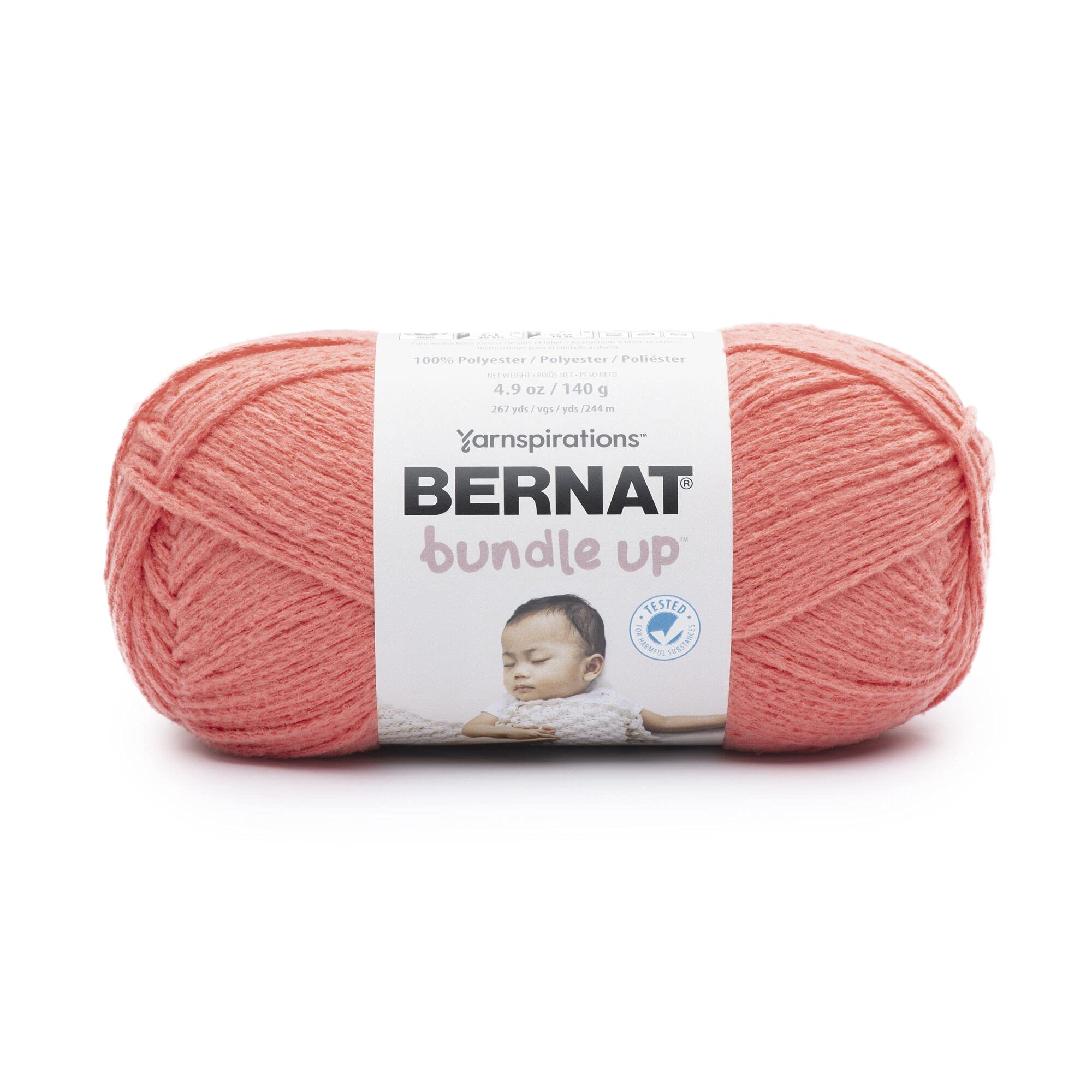 BernatBundle UP SB Solids Yarn, 140g, Red Wagon