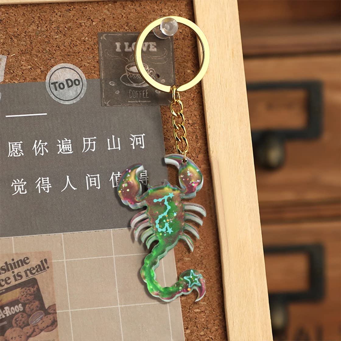 Souarts Moule Constellation Résine Epoxy, Moule Porte-clés Moulle