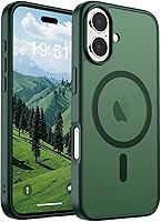 Vista 550 de SUPFINE - Funda magnética para iPhone 13 Pro Max (compatible con MagSafe), (protección contra caídas de grado militar de 10 pies), delgada, Negro